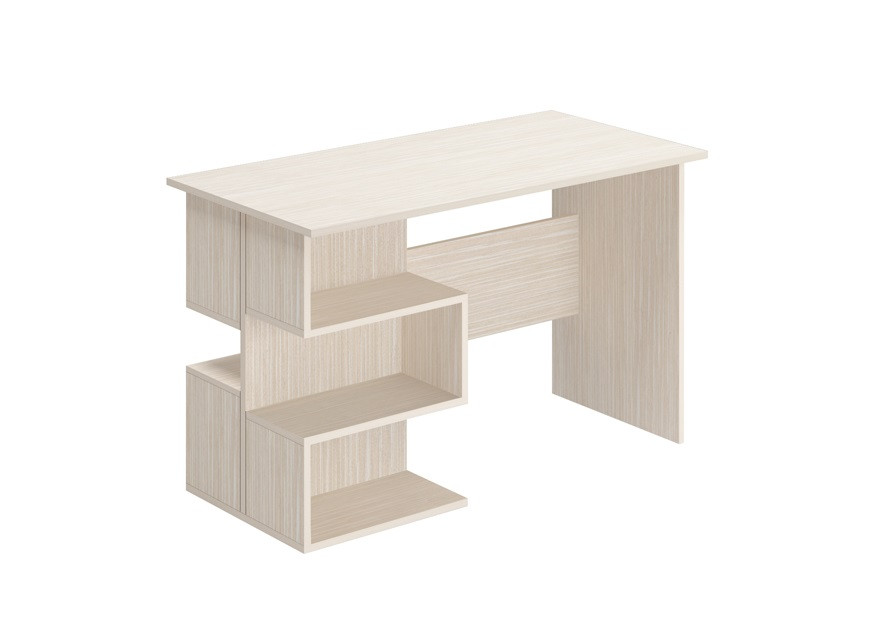 Стол Письменный Юнга-М  Ясень Шимо Светлый/Ш-1200 x В-750 x Г-600 мм