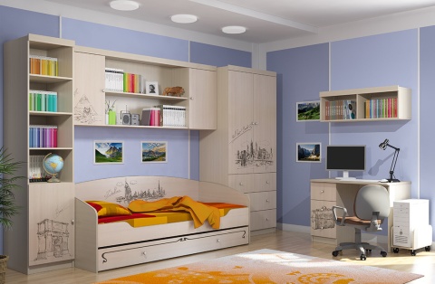 Детский Гарнитур Мийа-3 с Рисунком