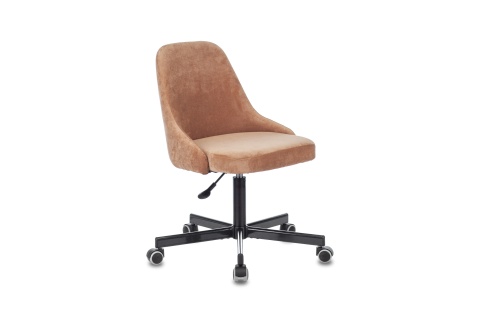 Кресло офисное Бюрократ CH-340M Velvet 90 светло-коричневое