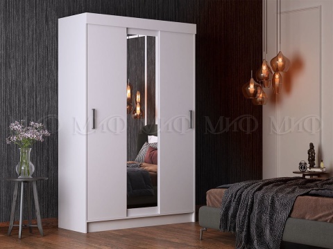 Шкаф-Купе Барон-01 (Ш-1300 х В-2016 х Г-520 мм)/Разные Цвета