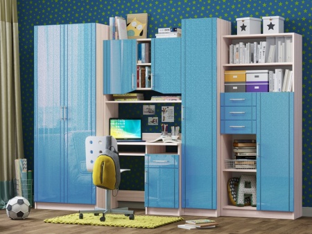 Стенка Юнга МДФ (Ш- 3000 х В- 2000 см х Г- 570 мм)/Разные Цвета